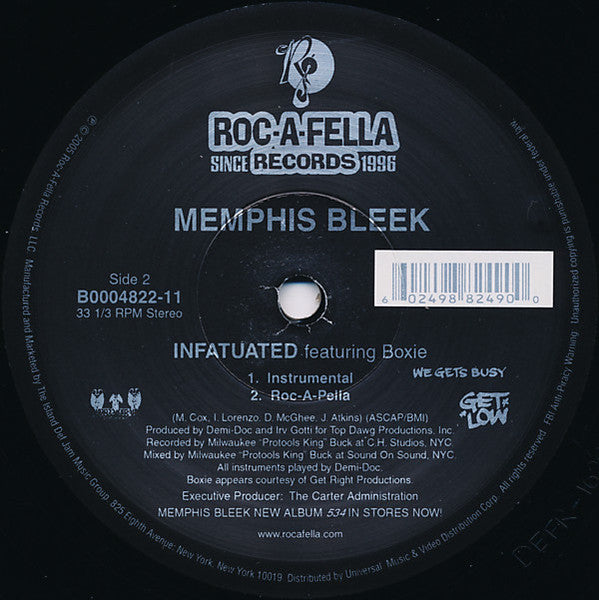 Memphis Bleek – Infatuated – edition reference image