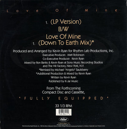 Earth Gyrlz – Love Of Mine – edition reference image