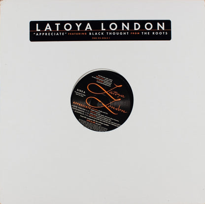 Latoya London Featuring Black Thought – Appreciate – edition reference image