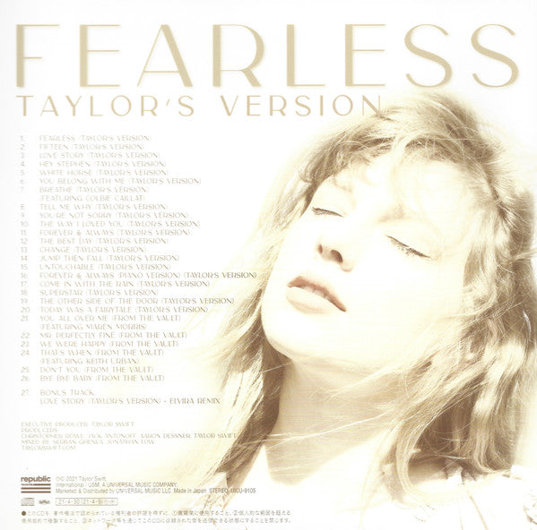 Taylor Swift – Fearless (Taylor's Version)
