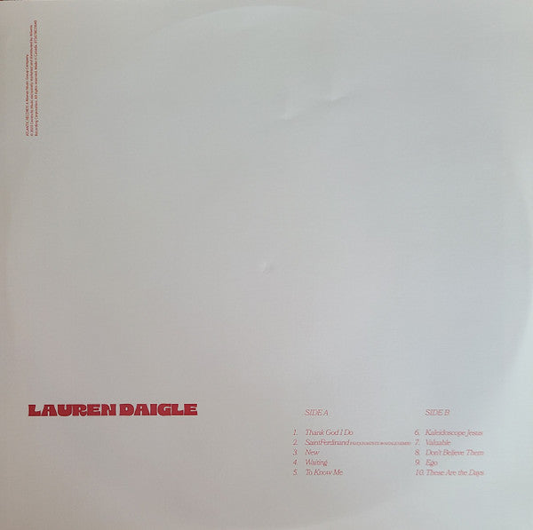 Lauren Daigle – Lauren Daigle – 2, Vinyl, LP, Album
