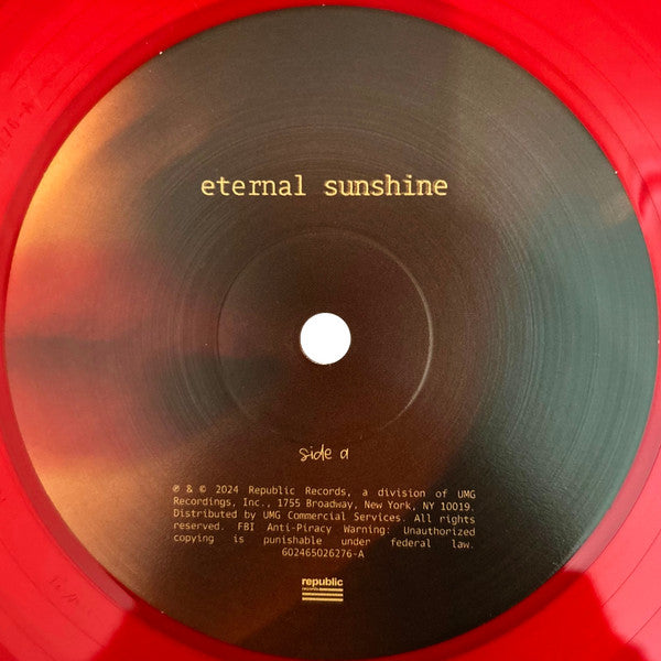 Ariana Grande – Eternal Sunshine – Ruby Red Exclusive Cover Vinyl (LP)