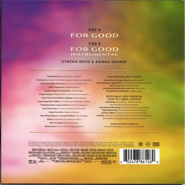 Cynthia Erivo & Ariana Grande – For Good