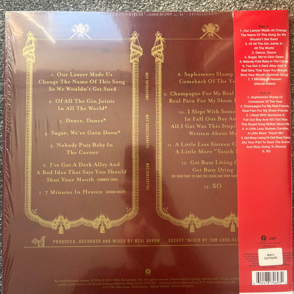 Fall Out Boy – From Under The Cork Tree – Gold & Black Ice Vinyl (LP)