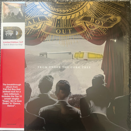 Fall Out Boy – From Under The Cork Tree – Gold & Black Ice Vinyl (LP)