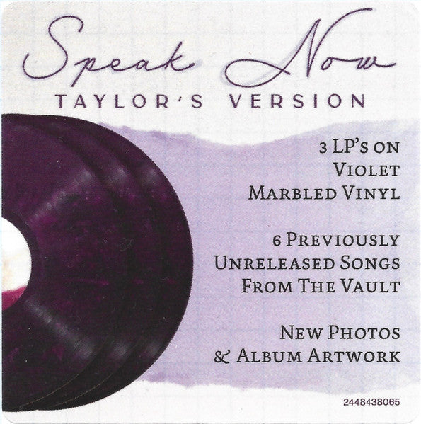 Taylor Swift – Speak Now (Taylor's Version)