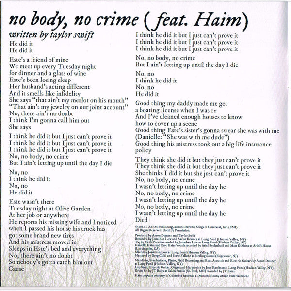 Taylor Swift – Evermore