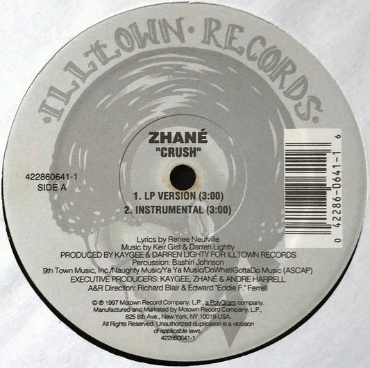Zhané – Crush – edition reference image