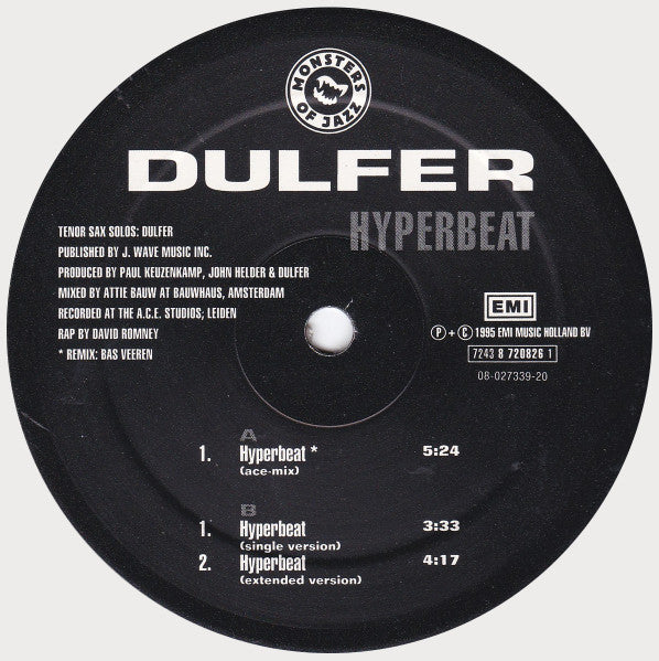 Hans Dulfer – Hyperbeat – edition reference image