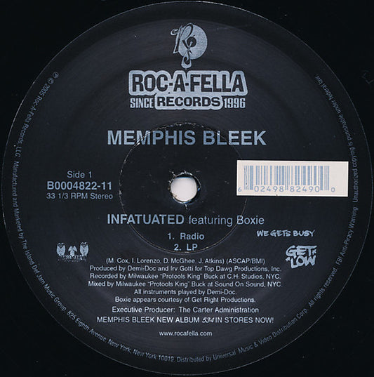 Memphis Bleek – Infatuated – edition reference image