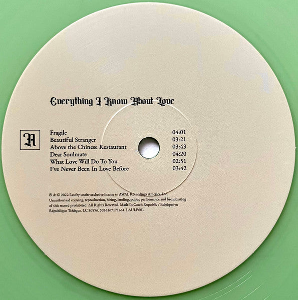 Laufey – Everything I Know About Love – Translucent Blue Vinyl (LP)
