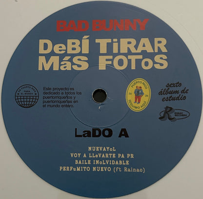 Bad Bunny – Debí Tirar Más Fotos – 2×LP · Reissue · White · United Pressing – Mint (M) – image 6