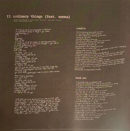 Ariana Grande – Eternal Sunshine – Ruby Red Exclusive Cover Vinyl (LP)