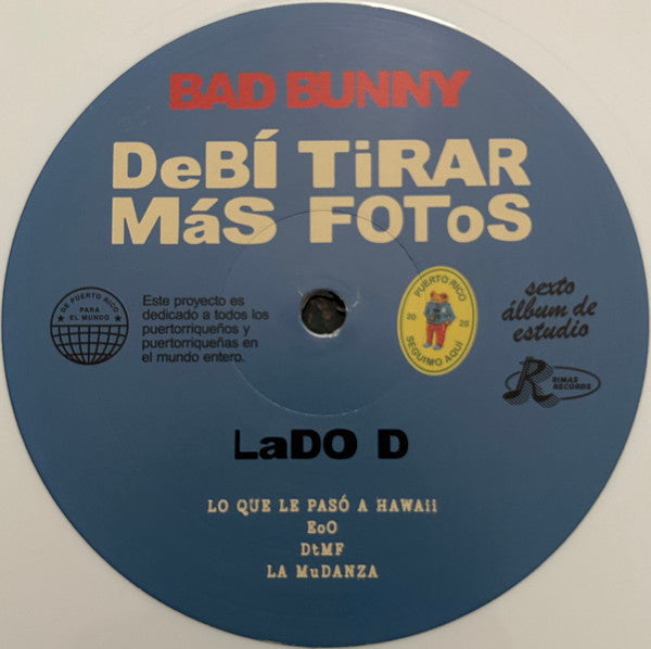 Bad Bunny – Debí Tirar Más Fotos – 2×LP · Reissue · White · United Pressing – Mint (M) – image 7