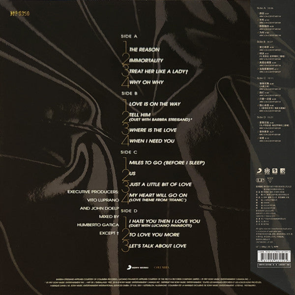 Celine Dion = 席琳・迪翁 – Let's Talk About Love = 說愛（中國限量橙色 2LP） — image 3