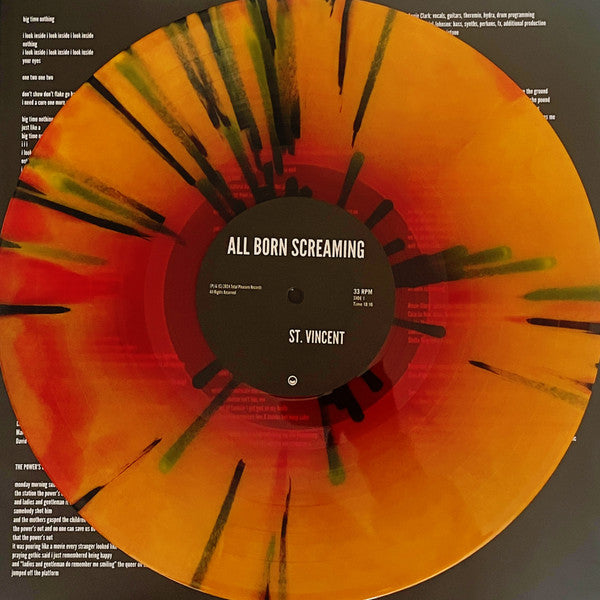 St. Vincent – All Born Screaming – Splatter Vinyl (LP)