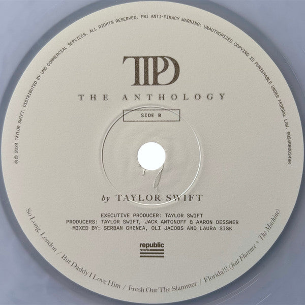 Taylor Swift – The Tortured Poets Department (The Anthology) – LP · Clear Marbled + LP · Grey Marbled Translucent + LP · Dark Grey Marbled Translucent + LP · Gold Marbled Translucent + All Media – Mint (M) – image 6