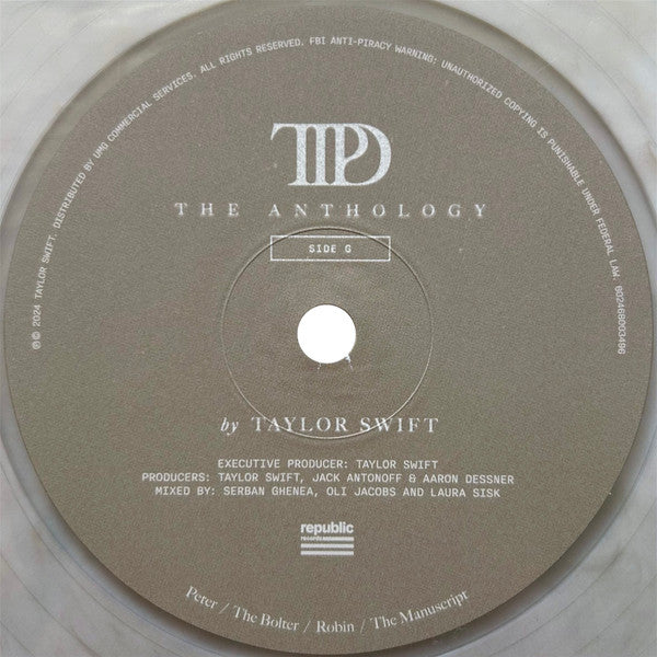 Taylor Swift – The Tortured Poets Department (The Anthology) – LP · Clear Marbled + LP · Grey Marbled Translucent + LP · Dark Grey Marbled Translucent + LP · Gold Marbled Translucent + All Media – Mint (M) – image 11
