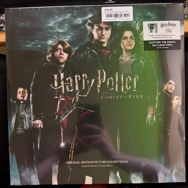 Patrick Doyle – Harry Potter And The Goblet Of Fire (Original Motion Picture Soundtrack) – 2×LP · Record Store Day · Limited Edition · Reissue · Clear – Mint (M) – front