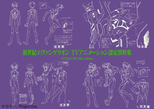 Neon Genesis Evangelion TV Animation Setting Materials Collection EVANGELION 30th edition