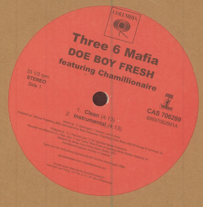 Three 6 Mafia featuring Chamillionaire – Doe Boy Fresh – edition reference image