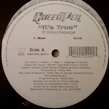 Queen Pen – It's True – 12-inch Vinyl – release reference 2