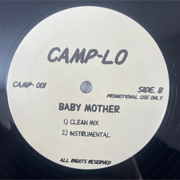 Camp Lo – Baby Mother – edition reference image