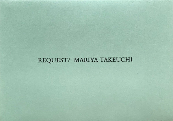 Mariya Takeuchi – Request – 1987 Japanese Vinyl (LP)