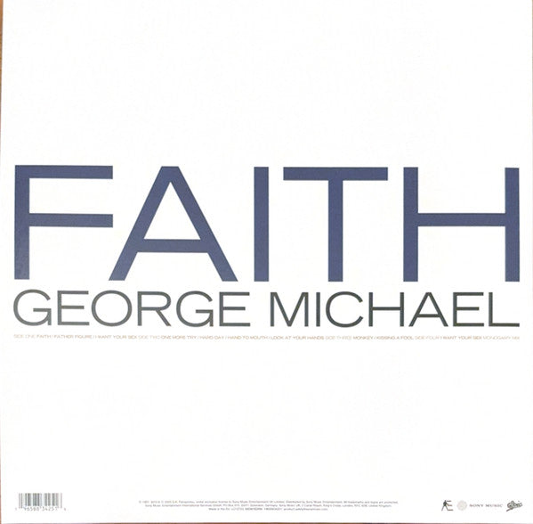 George Michael – Faith – Red & Black Marbled Vinyl (2LP)