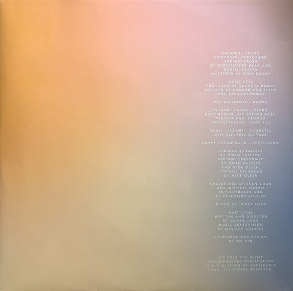Chris Bear & Daniel Rossen – Past Lives OST – White Vinyl (LP)
