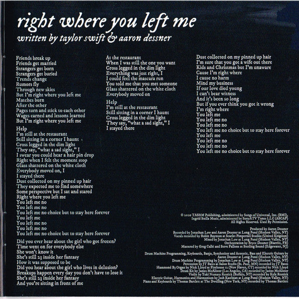 Taylor Swift – Evermore
