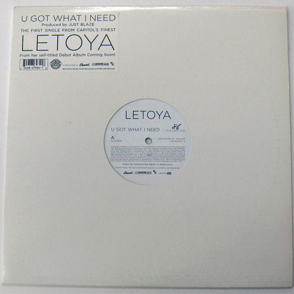 LeToya – U Got What I Need – 1, Vinyl, 12"