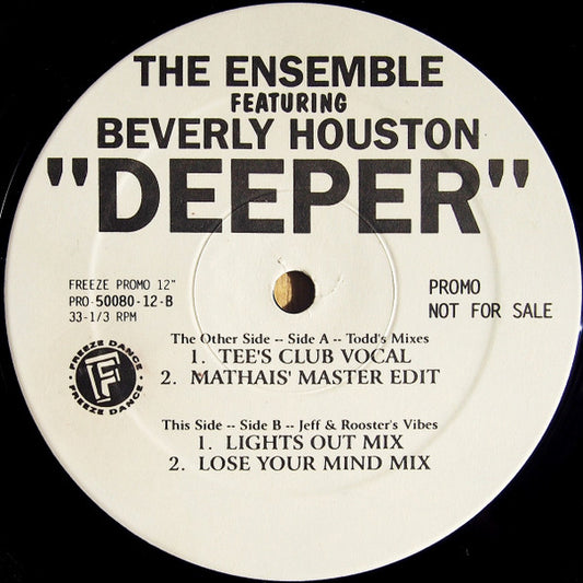 The Ensemble Featuring Beverly Houston – Deeper cover