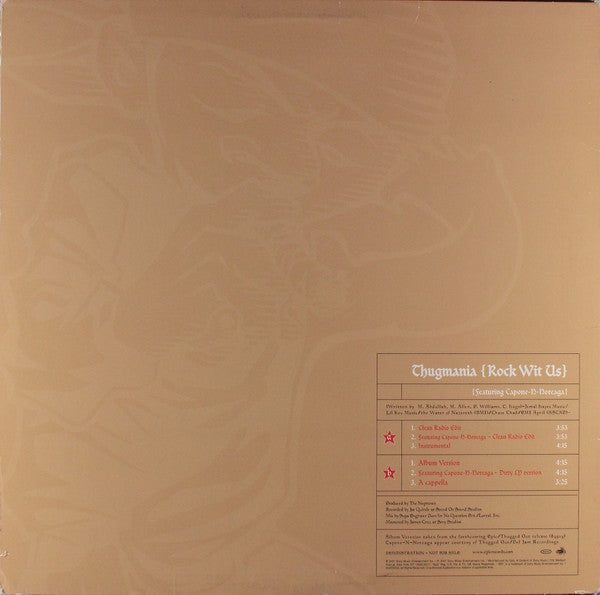 Musaliny-N-Maze – Thugmania (Rock Wit Us) – edition reference image