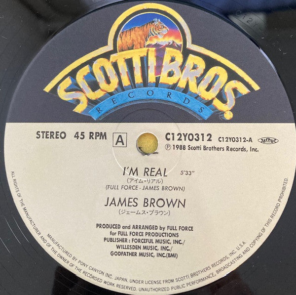 James Brown – I'm Real – edition reference image