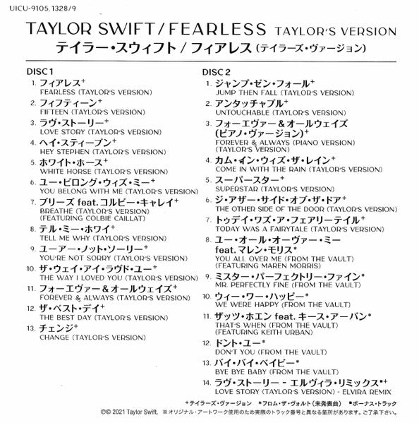 Taylor Swift – Fearless (Taylor's Version)