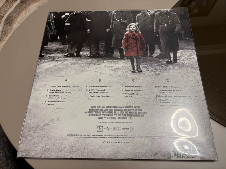 John Williams – Schindler’s List – Vinyl Soundtrack
