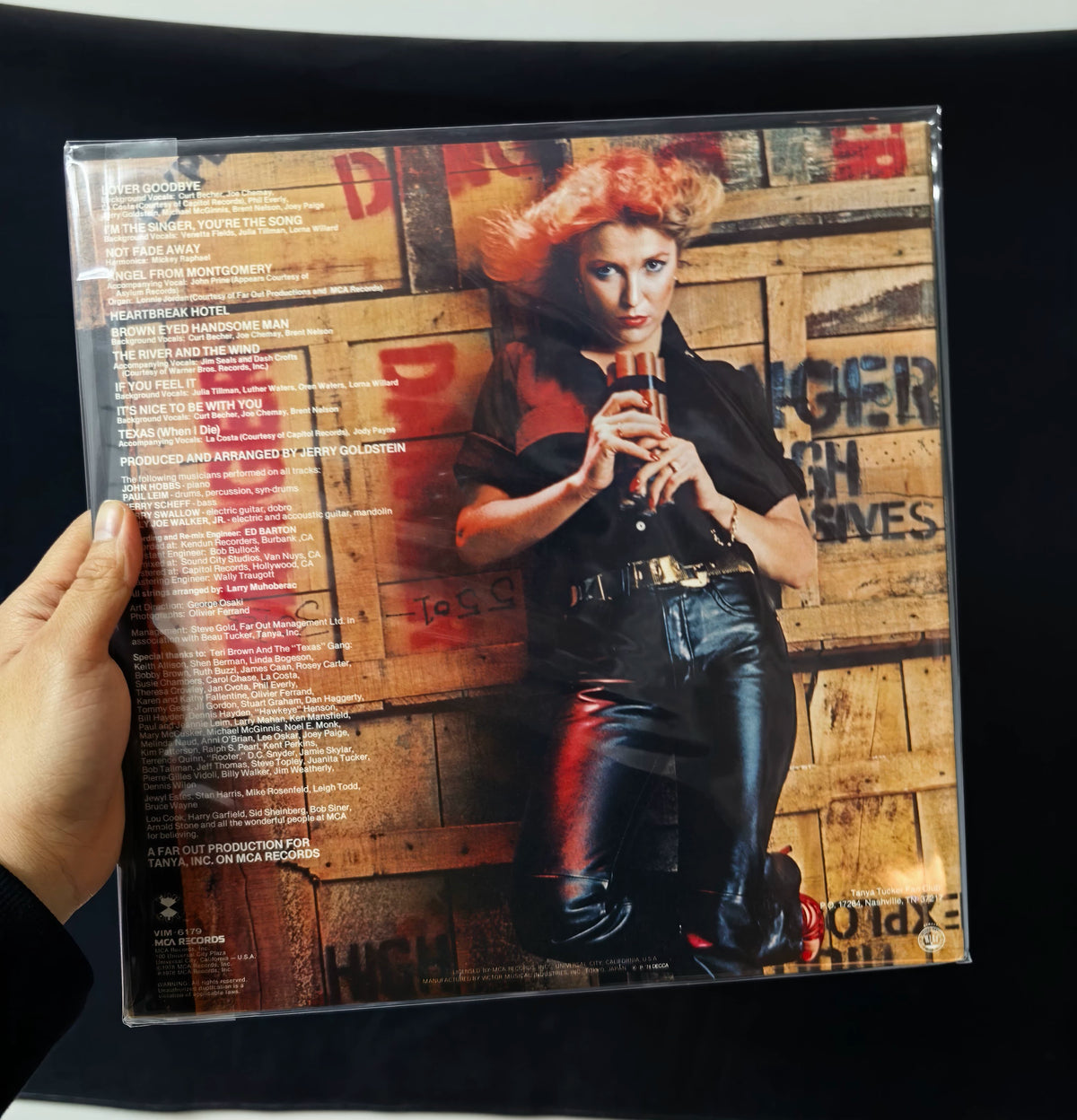 Tanya Tucker – TNT – Japanese LP with OBI – actual item photograph 2