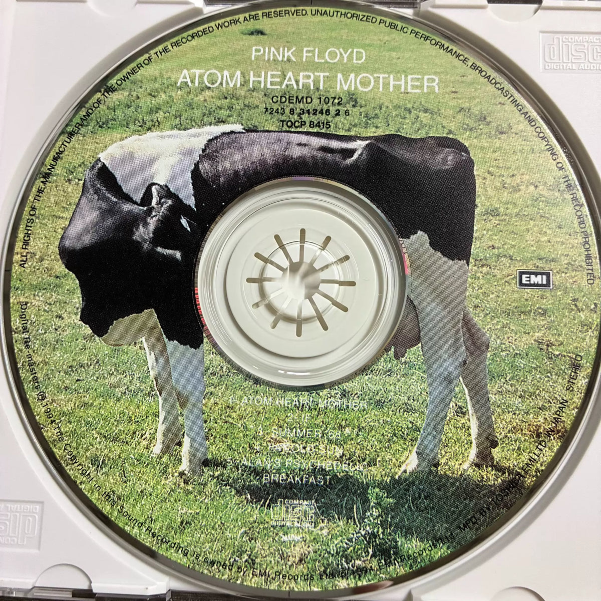 Pink Floyd – Atom Heart Mother – Japanese Remastered CD with OBI – actual item photograph 2