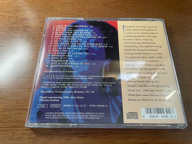 Betty Everett – The Fantasy Years – US CD