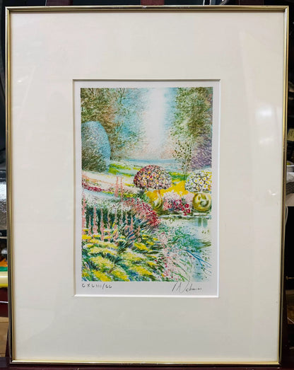 Richard Nahmias – Garden at Giverny – Lithograph — front view