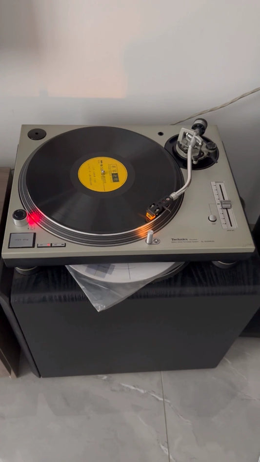 Technics SL-1200MK3D DJ Turntable Bundle with 20 Records