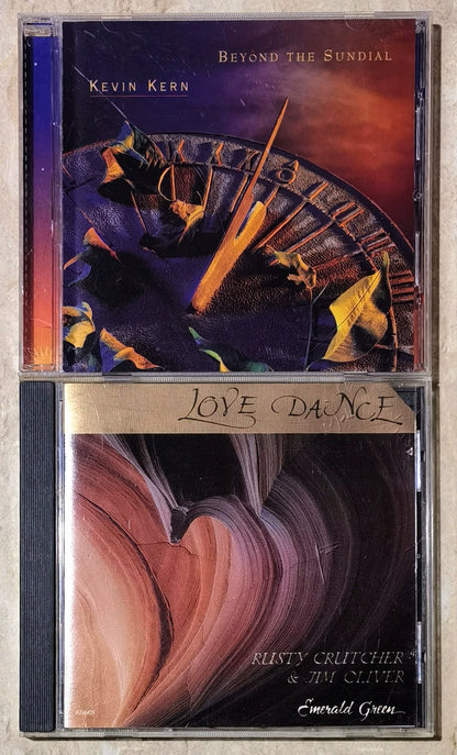 Kevin Kern / Rusty Crutcher & Jim Oliver – Beyond the Sundial + Love Dance – US 2CD Bundle