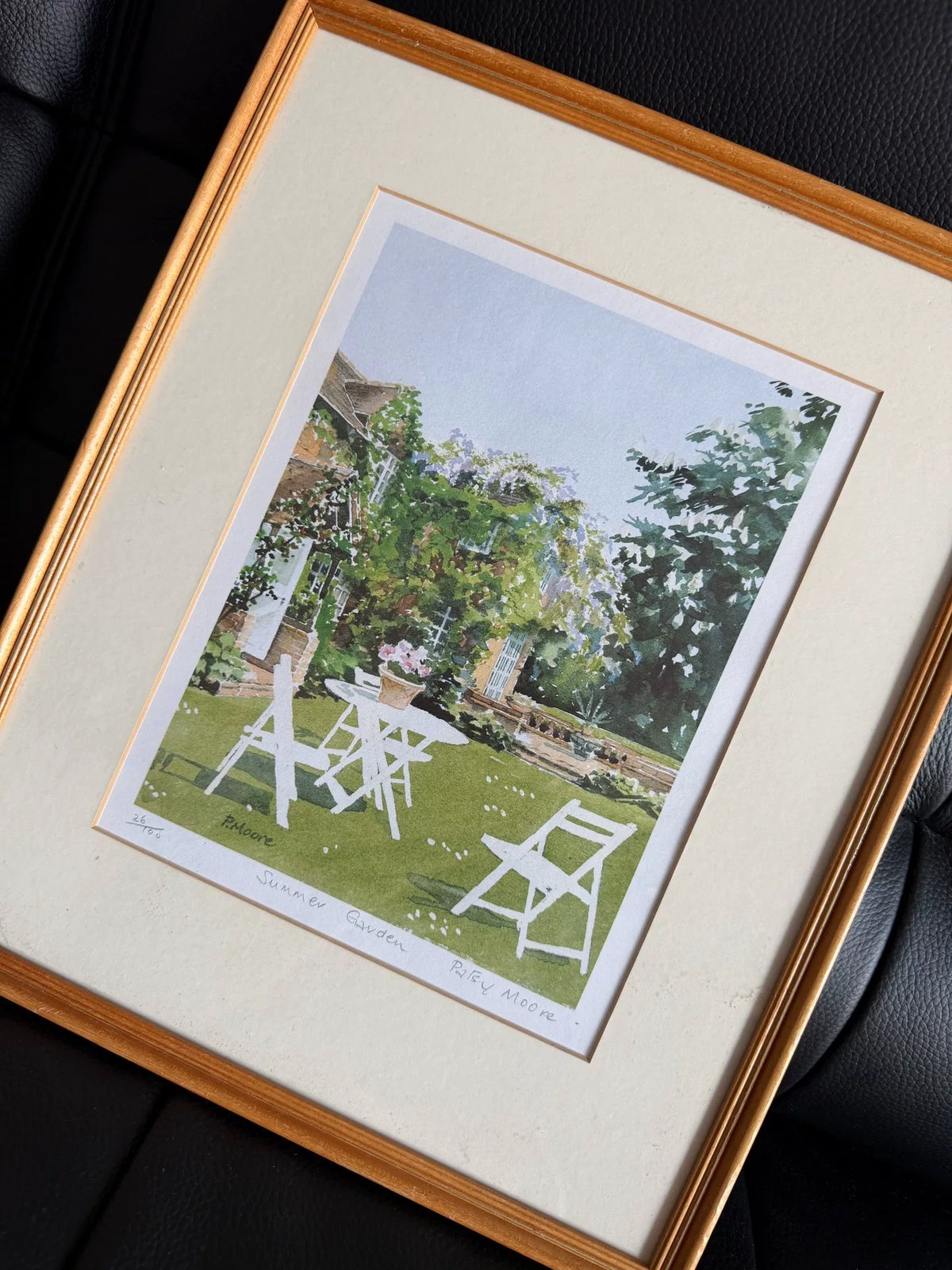 Patsy Moore – Summer Garden – Signed Framed Print 26/100