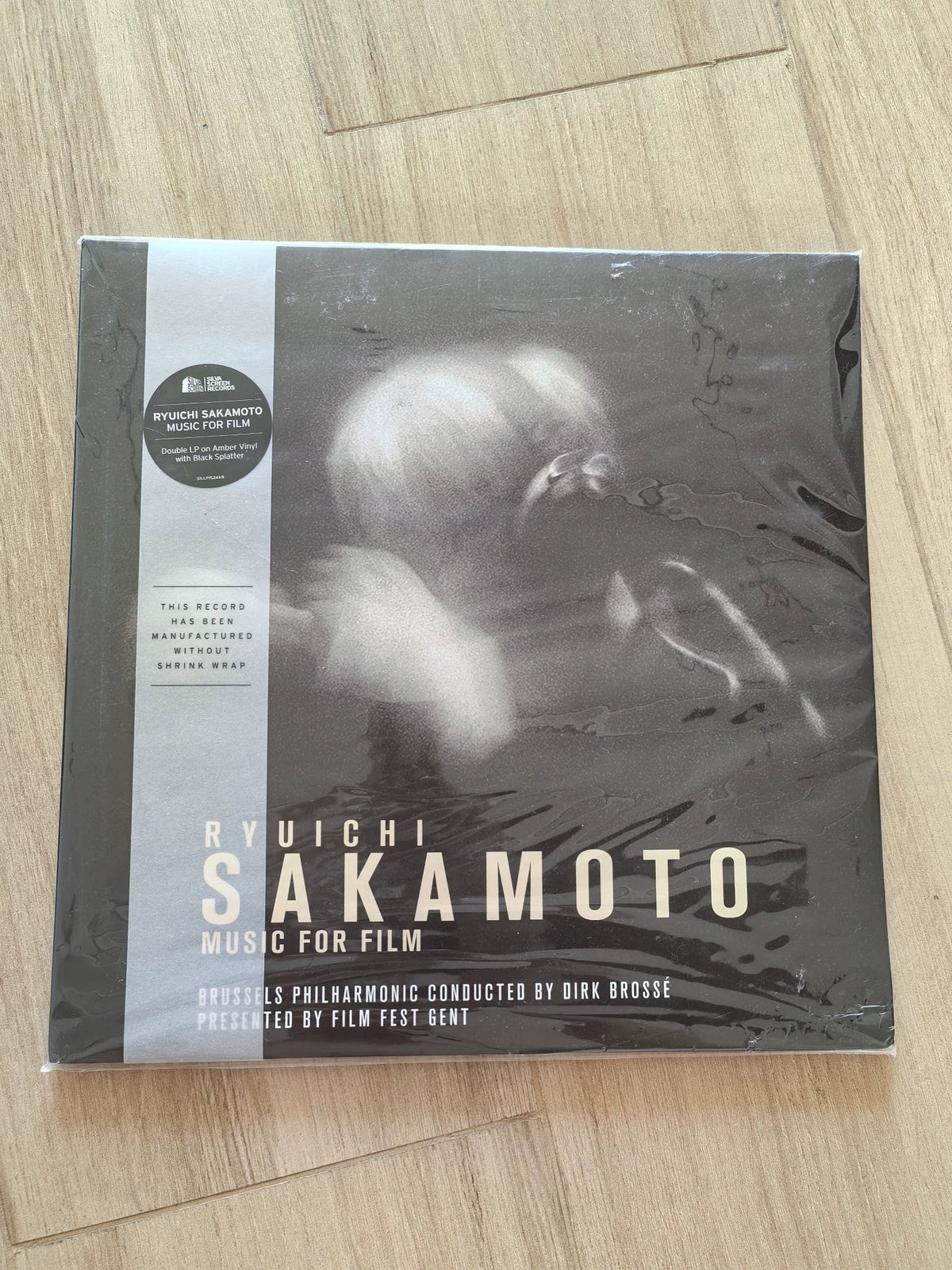 Brussels Philharmonic – Ryuichi Sakamoto: Music for Film – Amber Splatter 2LP – actual item photograph 1