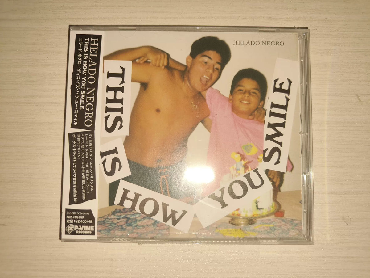 Helado Negro – This Is How You Smile – Japanese CD – Sealed – actual item photograph 1