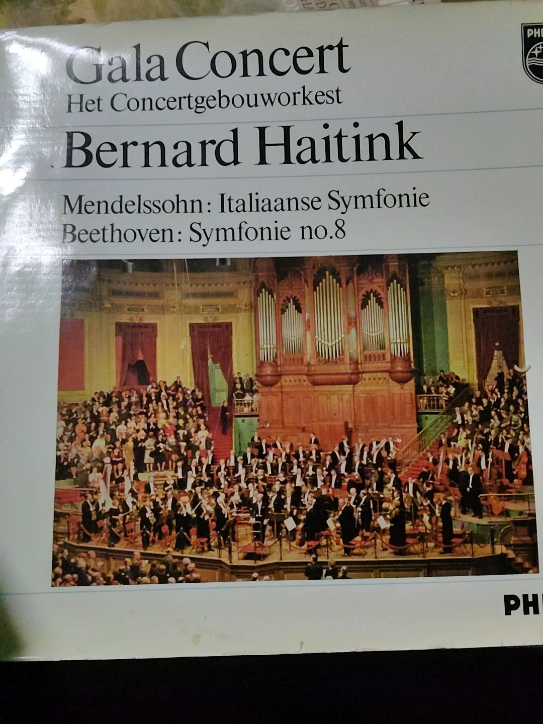 Bernard Haitink – Mendelssohn Italian and Beethoven No. 8 – Dutch LP