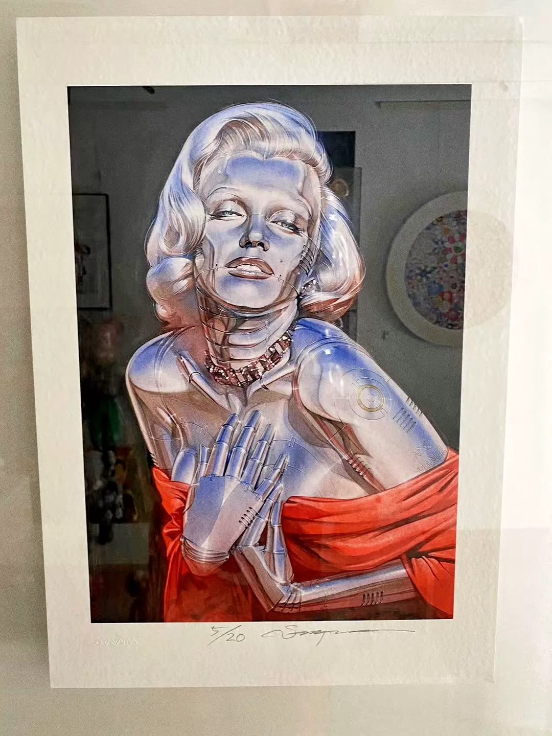 Hajime Sorayama – Marilyn Monroe Signed Limited Print 5/20