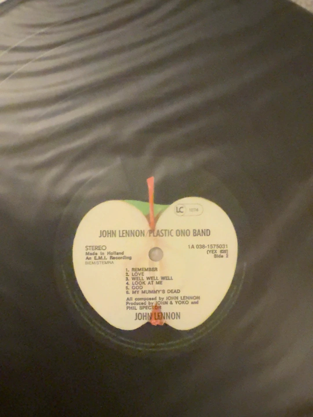 John Lennon – Plastic Ono Band 1970 Dutch First-Press Vinyl LP — product detail 3