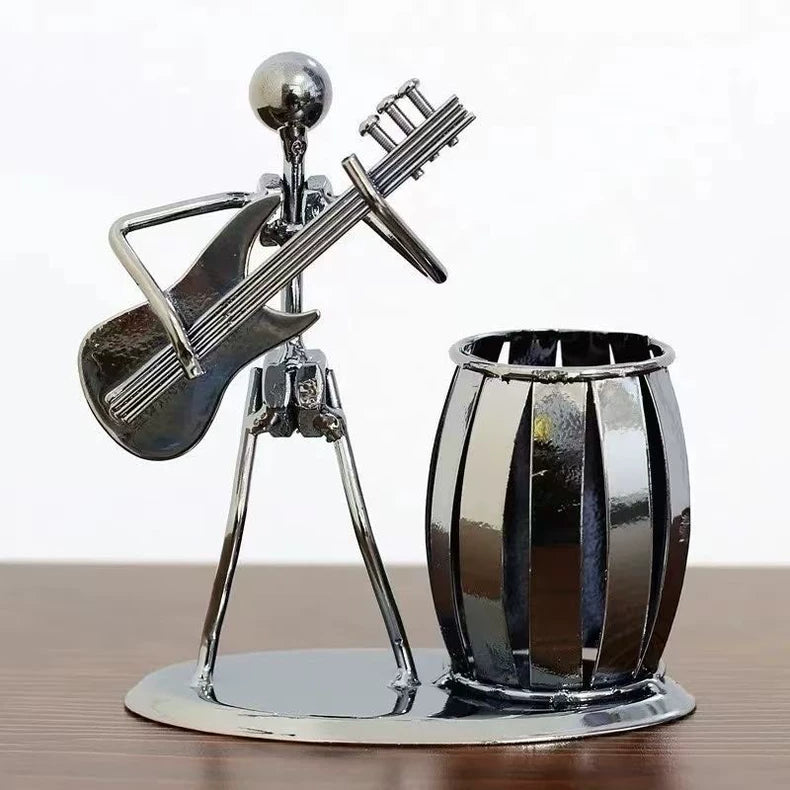 Bassist Metal Pen Holder C164